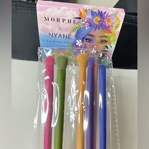 NIB Morphe x Nyane Fierce Fairy Tale Makeup Bag 6 Piece Brush Set NEW